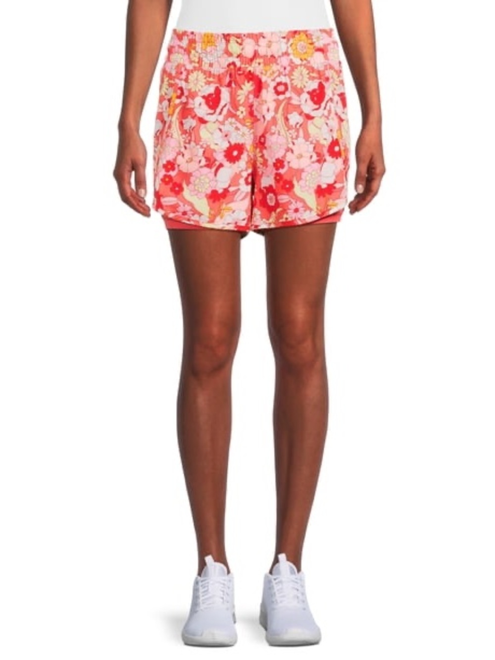Avia Groovy Floral Active Running Shorts | Size XXL